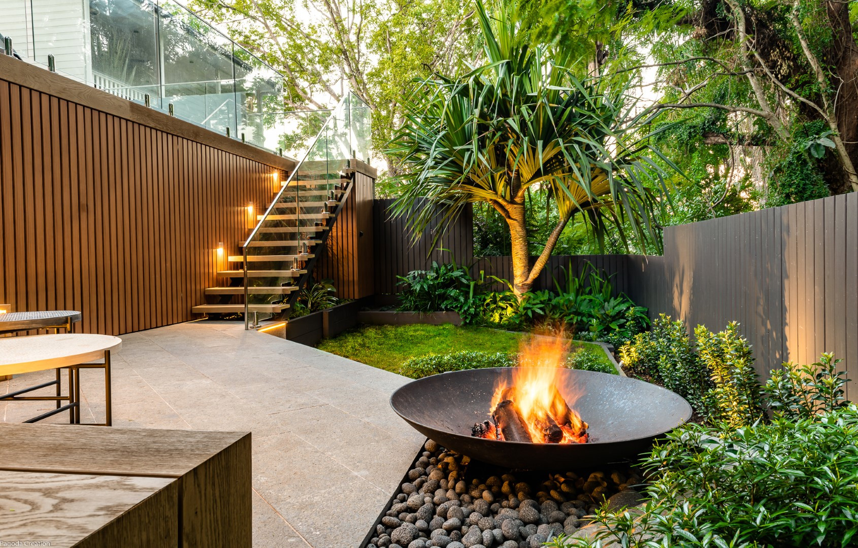 Completed landscaping project 1